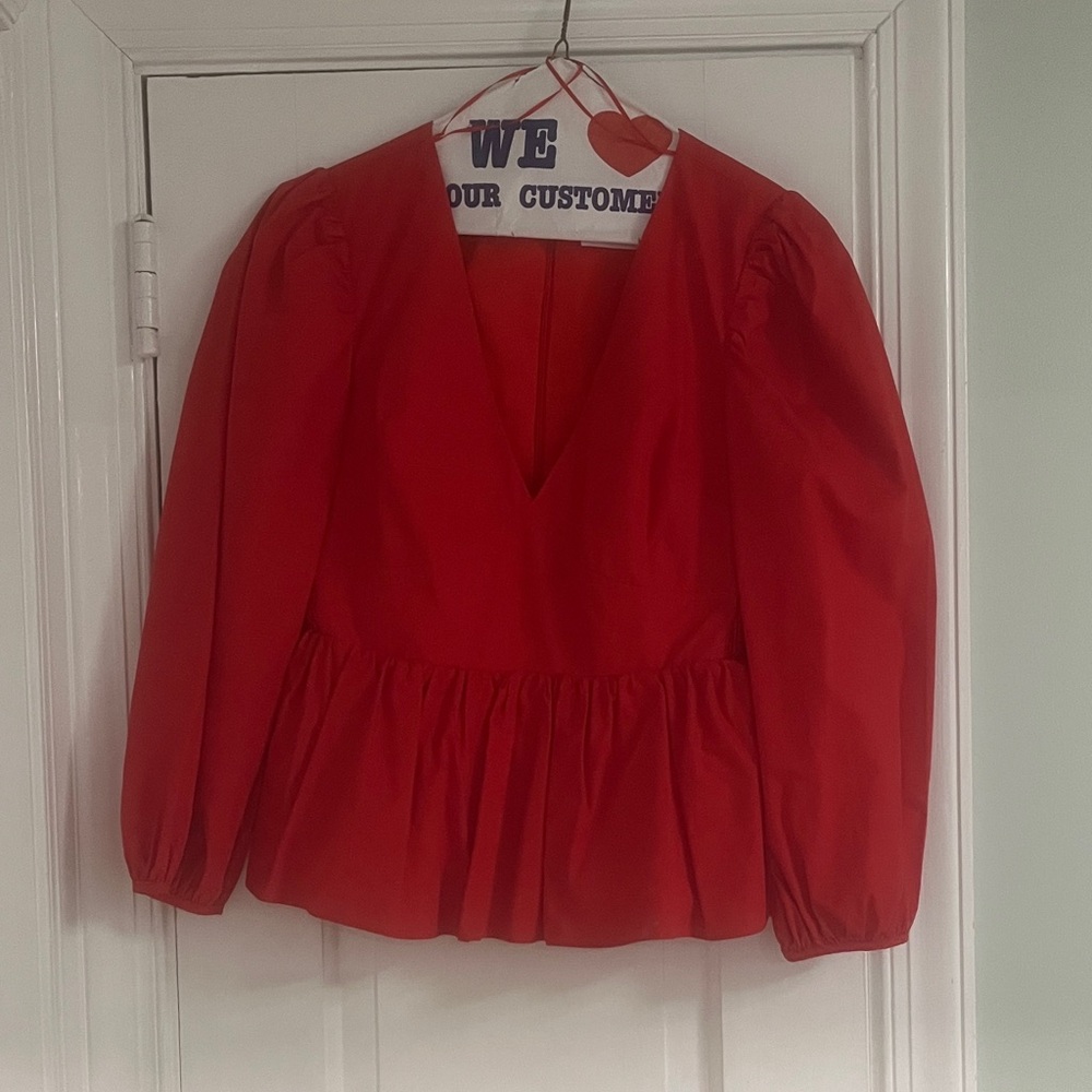 Tuckernuck Peplum blouse